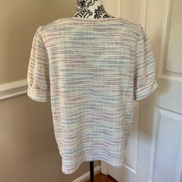 Loft, women’s vintage style top, with puff sleeves, size XL - Picture 4 of 8